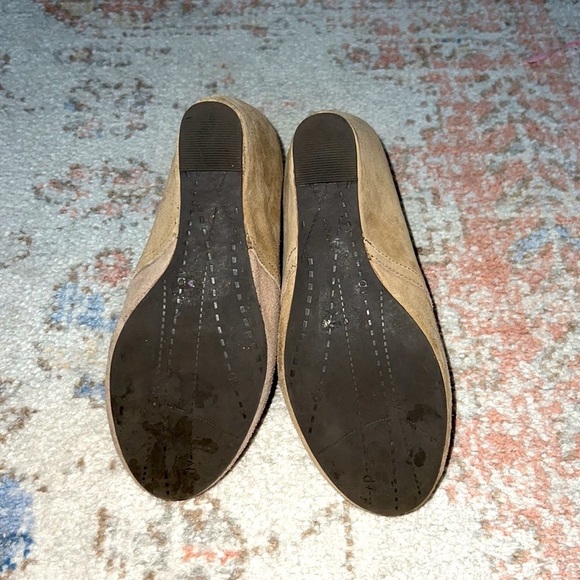 Suede Wedge Booties Y2K Lace Up Tan Neutral Brown Heel Boots - Picture 4 of 5